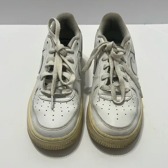 Nike Air Force 1 Low Shoes Triple White Youth Size 6