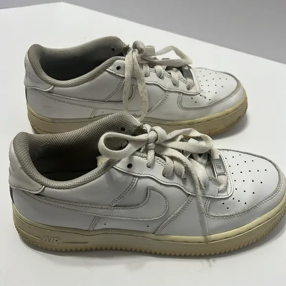 Nike Air Force 1 Low Shoes Triple White Youth Size 6
