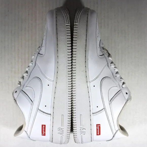 Nike Air Force 1 Low Supreme White CU9225 100 Mens 8 M1012