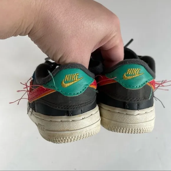 Nike Air Force 1 Low TD Black History Month Shoes Toddler Size 6