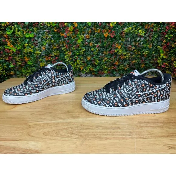 Nike‎ Air Force 1 Low Top JDI Just Do It Sneakers Shoes Kids 6Y Womens 7.5 EUC