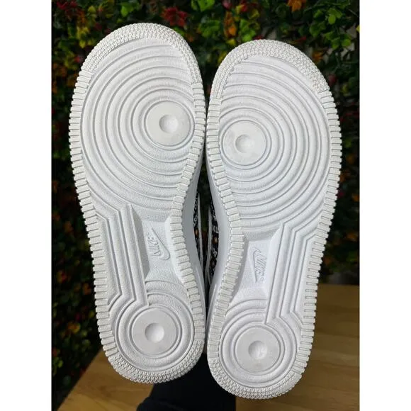 Nike‎ Air Force 1 Low Top JDI Just Do It Sneakers Shoes Kids 6Y Womens 7.5 EUC