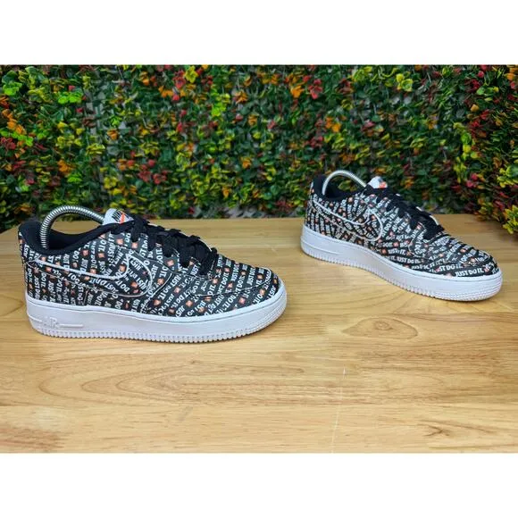 Nike‎ Air Force 1 Low Top JDI Just Do It Sneakers Shoes Kids 6Y Womens 7.5 EUC