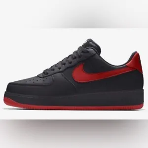 Nike Air Force 1 low top red swoosh size 6 Y