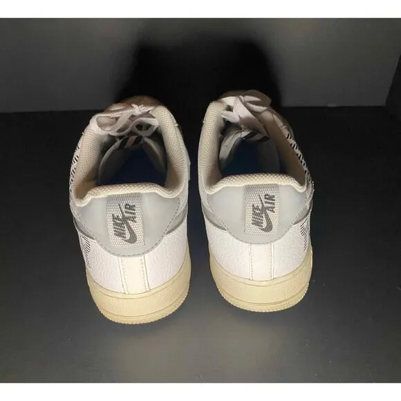 Nike Air Force 1 Low Under Construction Mens 10.5 White