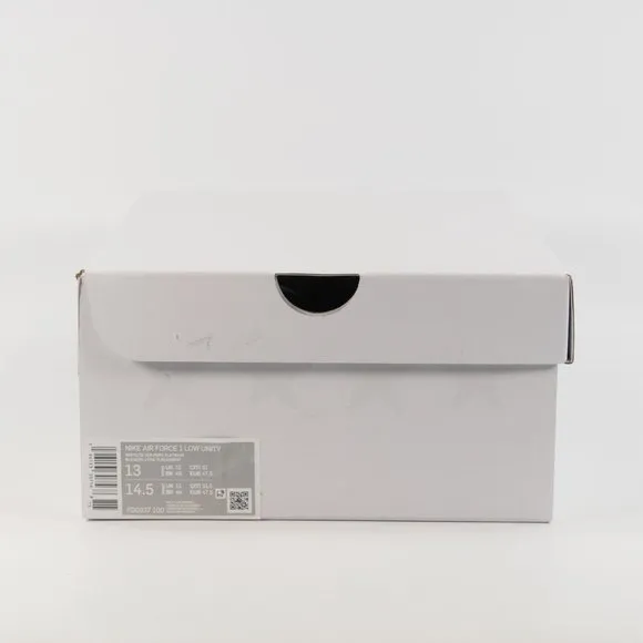 Nike Air Force 1 Low Unity 'White Silver' FD0937-100 Multi Size