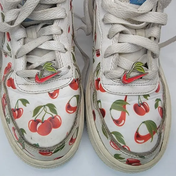 Nike Air Force 1 LV8 Low Cherry White Blue Womens 5.5 - Kids 4 - CJ4094-100