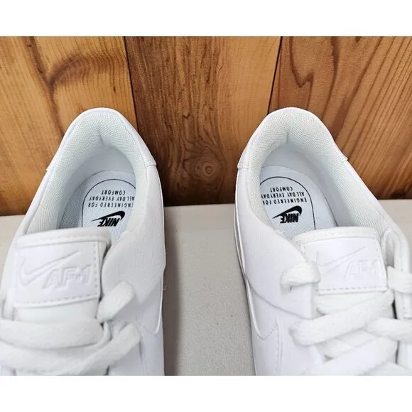 Nike Air Force 1 Sage Low Triple White Women's Shoes Size 12