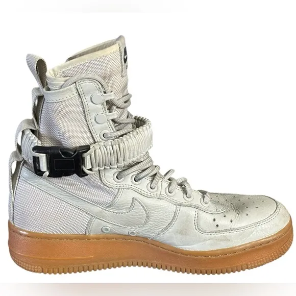 Nike Air Force 1 SF AF1 Special Field Light Bone Shoes Women Size 8.5 High Tops