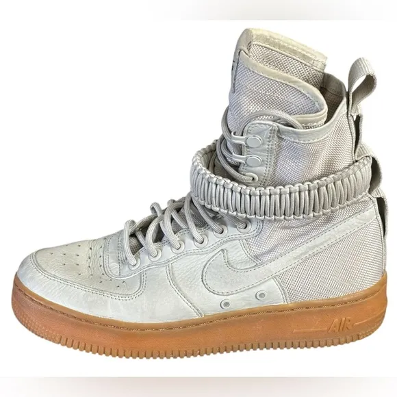 Nike Air Force 1 SF AF1 Special Field Light Bone Shoes Women Size 8.5 High Tops