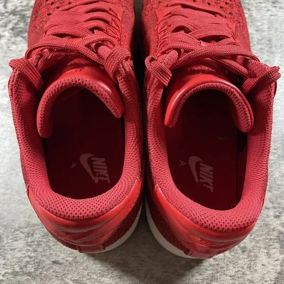 Nike Air Force 1 Ultra Flyknit Low Red Men's Shoes Sneaker Size 9.5 (817419-600)