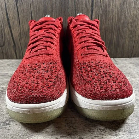 Nike Air Force 1 Ultra Flyknit Low Red Men's Shoes Sneaker Size 9.5 (817419-600)