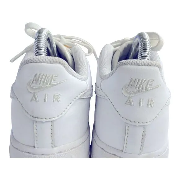 Nike Air Force One AF1 07' Low Triple White Sneaker Shoes size 6 Youth