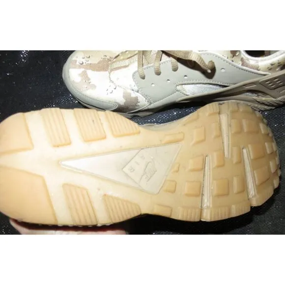 Nike Air Huarache Run Desert Ochre Canteen Camo Low Top Sneakers Kicks AT6156200