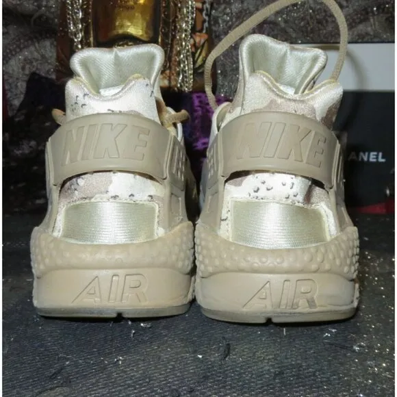 Nike Air Huarache Run Desert Ochre Canteen Camo Low Top Sneakers Kicks AT6156200