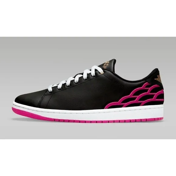 Nike Air Jordan 1 Centre Court Sneakers Shoes Black DQ8577-001 US M 10.5 / W 12