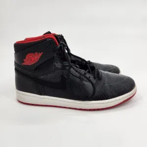 Nike Air Jordan 1 High Nouveau Snakeskin Shoes Men Size 10.5 819176 001