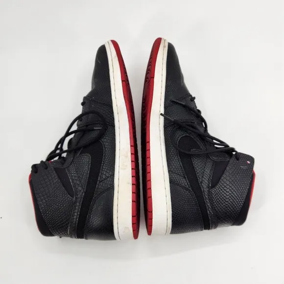 Nike Air Jordan 1 High Nouveau Snakeskin Shoes Men Size 10.5 819176 001