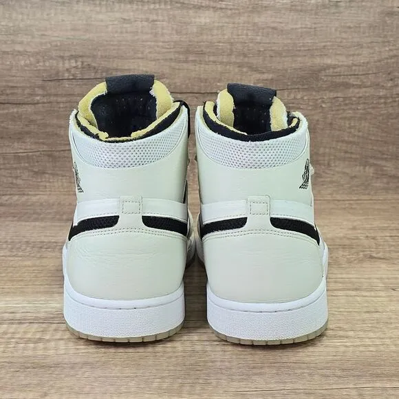 Nike Air Jordan 1 High Zoom Womens's Size 12 White Light Bone Shoes (CT0979-002)