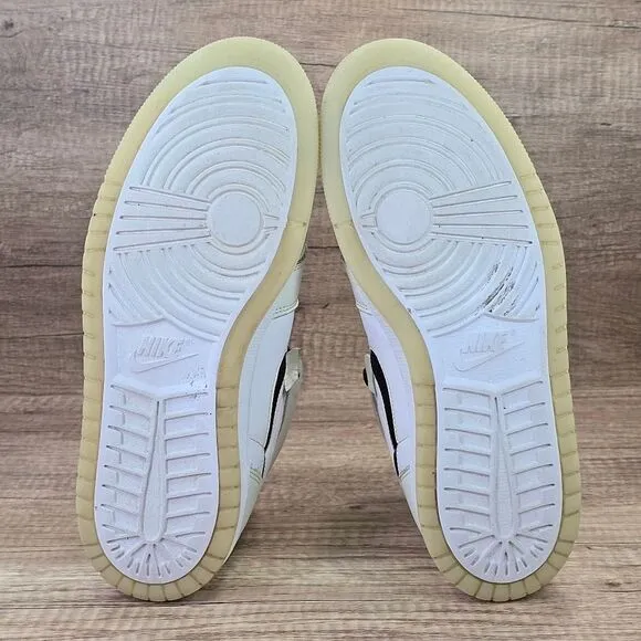 Nike Air Jordan 1 High Zoom Womens's Size 12 White Light Bone Shoes (CT0979-002)