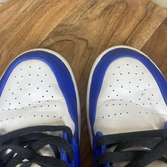 Nike Air Jordan 1 Low Game Royal Mens Blue And White Size 14 Shoes Sneakers