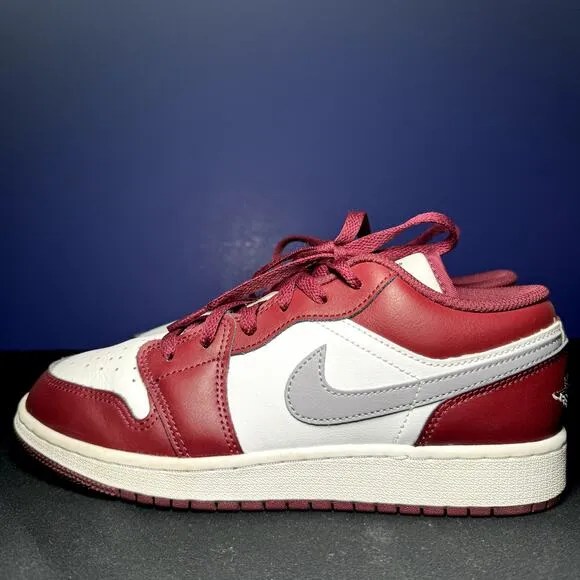 Nike Air Jordan 1 Low GS Cherrywood Red Men's Shoes - Size 6