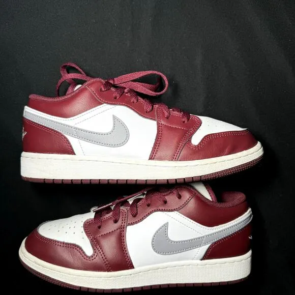 Nike Air Jordan 1 Low GS Cherrywood Red Men's Shoes - Size 6