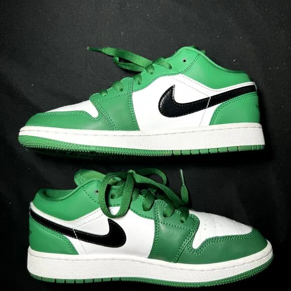 Nike Air Jordan 1 Low GS Pine Green Men's Shoes - Size 4.5