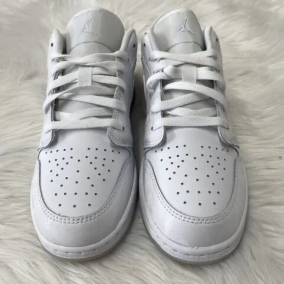 Nike Air Jordan 1 Low SE GS Mens Sportswear Shoes White FQ9112-100 VNDS Size 7