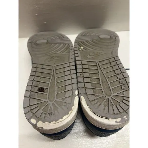 Nike‎ Air Jordan 1 Low 'True Blue Cement' Shoes Sneakers 553558-412 Men's Sz 15