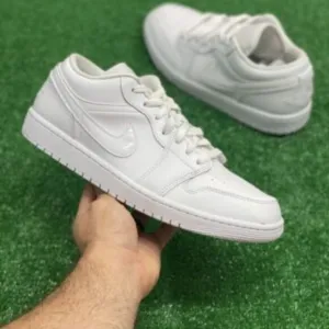 Nike Air Jordan 1 Low Womens Basketball Shoes White DV0990-111 VNDS Size 11