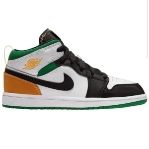 Nike Air Jordan 1 Mid BQ6932-101 'Oakland' Retro Shoes Youth Size 1