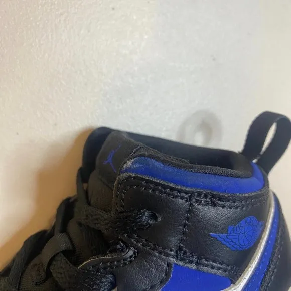 Nike Air Jordan 1 Mid Royal Racer Blue 640735-140 Toddler Baby Sneakers Shoes 9C