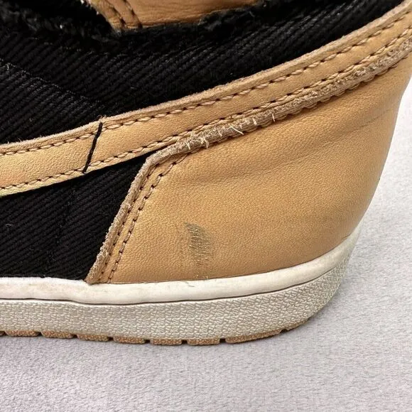 Nike Air Jordan 1 Retro High OG Mens Size 9.5 Shoes Heirloom Vachetta Tan 2022
