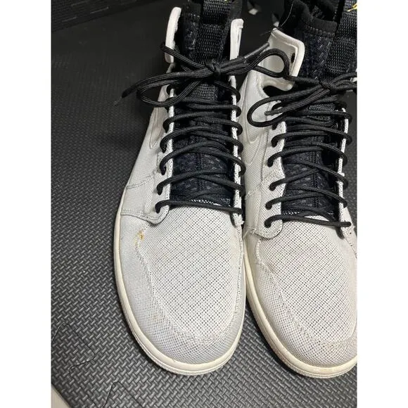 Nike Air Jordan 1 Ultra High White Gold Men's 11.5‎ Sneakers Shoes