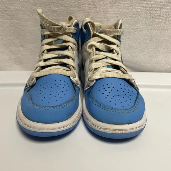 Nike Air Jordan 12 Children light blue game winner high top sneakers DR6493-100