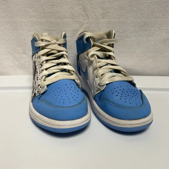 Nike Air Jordan 12 Children light blue game winner high top sneakers DR6493-100