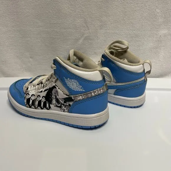 Nike Air Jordan 12 Children light blue game winner high top sneakers DR6493-100