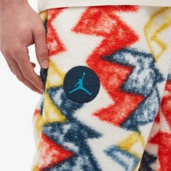 Nike Air Jordan Essential Statement Sherpa Jogger Pants Mens Size L DC9730-133