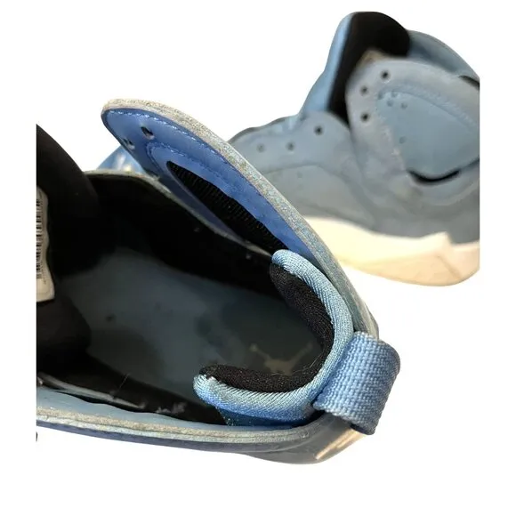 Nike Air Jordan KIDS  4Y Retro Pantone Blue Basketball Shoes NO LACES 2016 Shoe