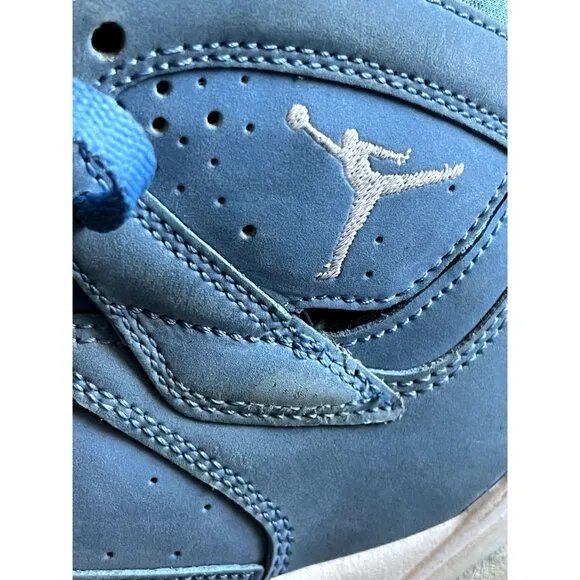 Nike Air Jordan KIDS  4Y Retro Pantone Blue Basketball Shoes NO LACES 2016 Shoe