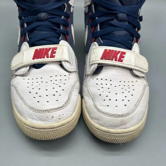 Nike Air Jordan Legacy 312 Men 10 White Athletic Shoes Lace-Up High Top Sneakers