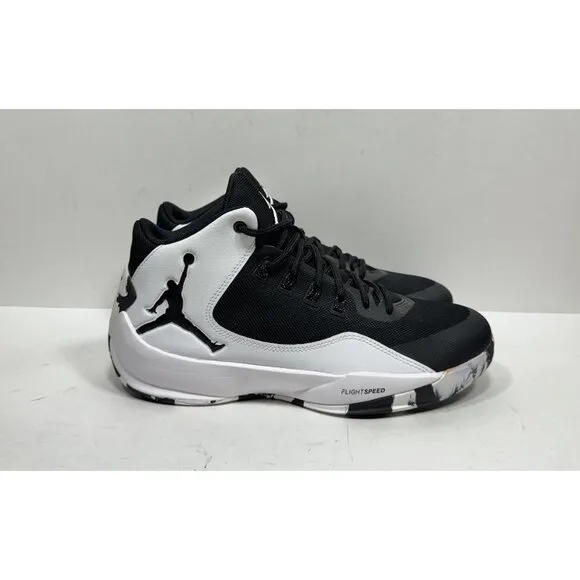 Nike Air Jordan Rising High 2 Basketball Shoes Black 844066-010 Men’s Size 9.5