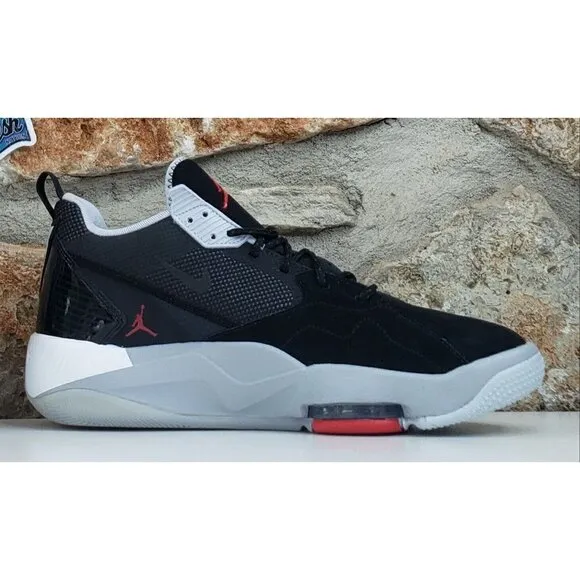 Nike Air Jordan Zoom 92 Basketball Shoes Mens 11 Black Cement Low Top CK9183-001