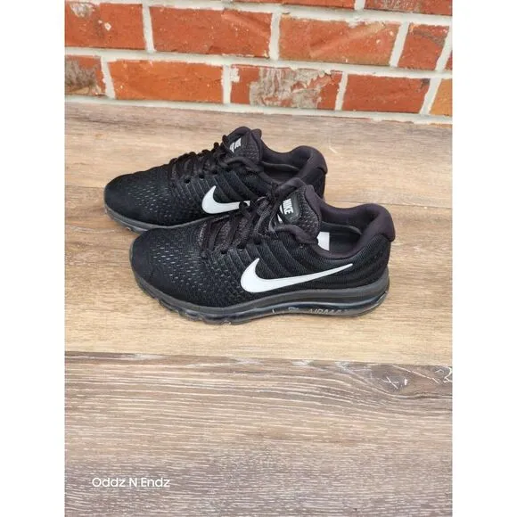 Nike‎ Air Max 2017 Running Shoes Womens Size 8 Black White