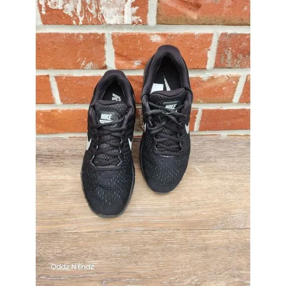 Nike‎ Air Max 2017 Running Shoes Womens Size 8 Black White