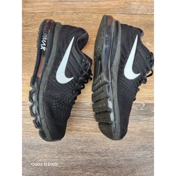 Nike‎ Air Max 2017 Running Shoes Womens Size 8 Black White
