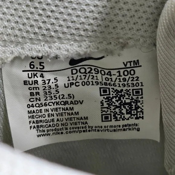 Nike Air Max 2021 Women's Running Shoes Sneakers Beige White Size 6.5‎