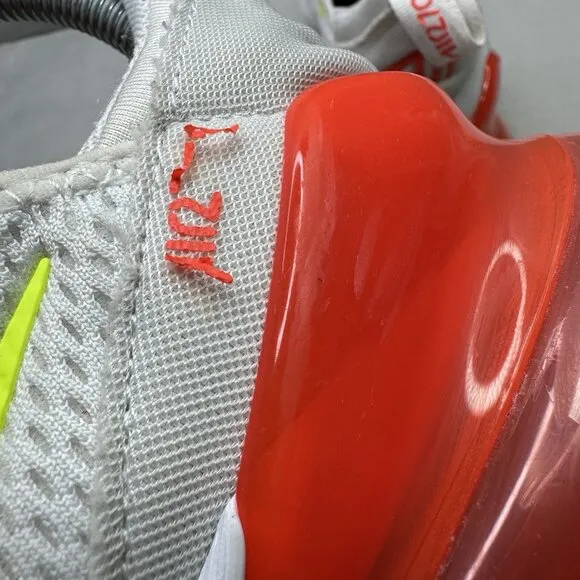 Nike Air Max 270 Womens Size 6.5 Shoes White/Crimson Athletic Running Sneakers