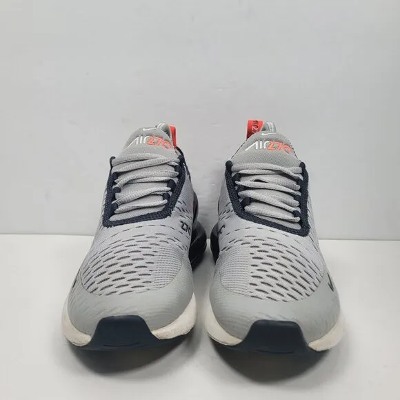 Nike Air Max 270 Youth Gray &amp; Black Sneaker 943345-028 US Size 6.5Y